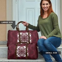 Palm Leaf Quilt Pattern Travel Bag Hawaii Culture Floral LT9 - Polynesian Pride