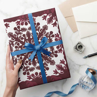 Palm Leaf Quilt Pattern Wrapping Paper Hawaii Culture Floral LT9 - Polynesian Pride