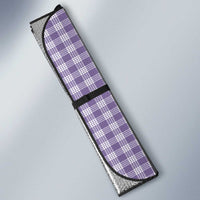 Purple Ulu Palaka Quilt Pattern Auto Sun Shade Hawaii Culture Breadfruit LT9 - Polynesian Pride