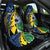 Personalised Crocodile and Shark Solomon Islands Car Seat Cover Polynesian Tribal Tattoo