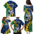 Personalised Crocodile and Shark Solomon Islands Family Matching Puletasi and Hawaiian Shirt Polynesian Tribal Tattoo