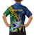 Personalised Crocodile and Shark Solomon Islands Kid Hawaiian Shirt Polynesian Tribal Tattoo