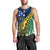 Personalised Crocodile and Shark Solomon Islands Men Tank Top Polynesian Tribal Tattoo