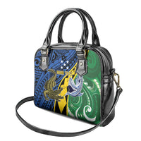 Personalised Crocodile and Shark Solomon Islands Shoulder Handbag Polynesian Tribal Tattoo LT9 - Polynesian Pride