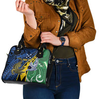 Personalised Crocodile and Shark Solomon Islands Shoulder Handbag Polynesian Tribal Tattoo LT9 - Polynesian Pride