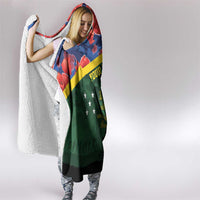 Personalised Solomon Islands Remembrance Day Hooded Blanket We Will Remember Them with Camouflage Style LT9 - Polynesian Pride