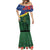 Personalised Solomon Islands Remembrance Day Mermaid Dress We Will Remember Them with Camouflage Style