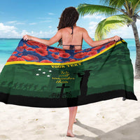 Personalised Solomon Islands Remembrance Day Sarong We Will Remember Them with Camouflage Style LT9 - Polynesian Pride