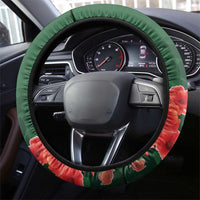 Solomon Islands Remembrance Day Steering Wheel Cover We Will Remember Them with Camouflage Style LT9 - Polynesian Pride