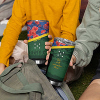 Personalised Solomon Islands Remembrance Day Tumbler Cup We Will Remember Them with Camouflage Style LT9 - Polynesian Pride
