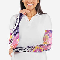 Aloha Vintage Hibiscus Lei Seamless Pattern Arm Sleeves LT9 - Polynesian Pride