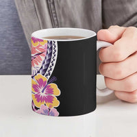 Aloha Vintage Hibiscus Lei Seamless Pattern Ceramic Mug LT9 - Polynesian Pride