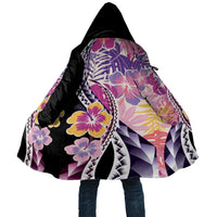 Aloha Vintage Hibiscus Lei Seamless Pattern Cloak LT9 Unisex Pink - Polynesian Pride
