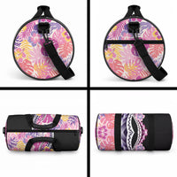 Aloha Vintage Hibiscus Lei Seamless Pattern Duffle Bag LT9 - Polynesian Pride