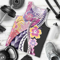Aloha Vintage Hibiscus Lei Seamless Pattern Men Tank Top LT9 - Polynesian Pride