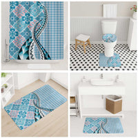 Aloha Vintage Palaka Floral Hawaiian Quilt Bathroom Set Uliuli Motif LT9 - Polynesian Pride
