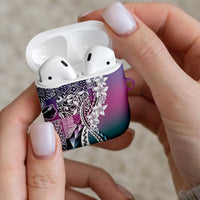 Aloha Vintage Plumeria Hawaiian Tapa Pattern AirPods Case Gradient Hawaiian Tapa Pattern LT9 - Polynesian Pride