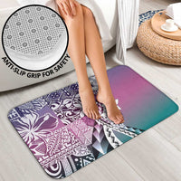 Aloha Vintage Plumeria Hawaiian Tapa Pattern Bathroom Set Gradient Hawaiian Tapa Pattern LT9 - Polynesian Pride