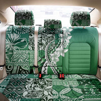 Aloha Vintage Plumeria Hawaiian Tapa Pattern Back Car Seat Cover Green Hawaiian Tapa Pattern LT9 - Polynesian Pride
