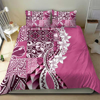Aloha Vintage Plumeria Hawaiian Tapa Pattern Bedding Set Pink Hawaiian Tapa Pattern LT9 - Polynesian Pride