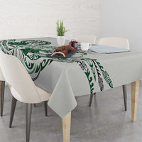 Polynesian Manta Ray Tablecloth Green Floral Turtle Tattoo LT9 - Polynesian Pride