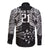 Custom New Zealand Rugby Long Sleeve Button Shirt Black Haka Dance With NZ Champions History LT9 - Polynesian Pride