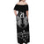 Custom New Zealand Rugby Off Shoulder Maxi Dress Black Haka Dance With NZ Champions History LT9 - Polynesian Pride