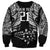 Custom New Zealand Rugby Sweatshirt Black Haka Dance With NZ Champions History LT9 - Polynesian Pride