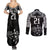 Custom NZ Rugby Couples Matching Summer Maxi Dress and Long Sleeve Button Shirt Kapa Opango Maori Haka With Years of The All Black Champions LT9 - Polynesian Pride