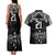 Custom NZ Rugby Couples Matching Tank Maxi Dress and Hawaiian Shirt Kapa Opango Maori Haka With Years of The All Black Champions LT9 - Polynesian Pride