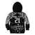 Custom NZ Rugby Kid Hoodie Kapa Opango Maori Haka With Years of The All Black Champions LT9 - Polynesian Pride