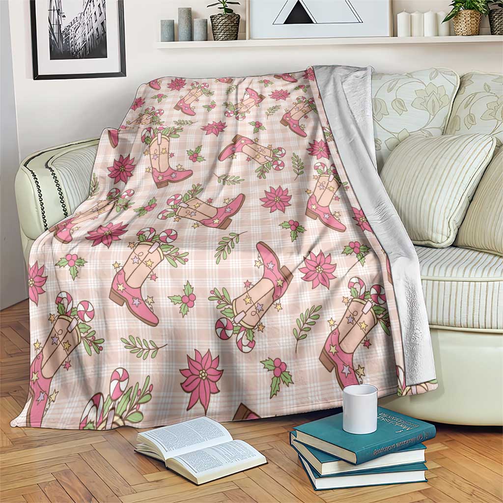 Beige Paniolo Palaka Hawaiian Cowgirl Christmas Blanket LT9 Beige - Polynesian Pride