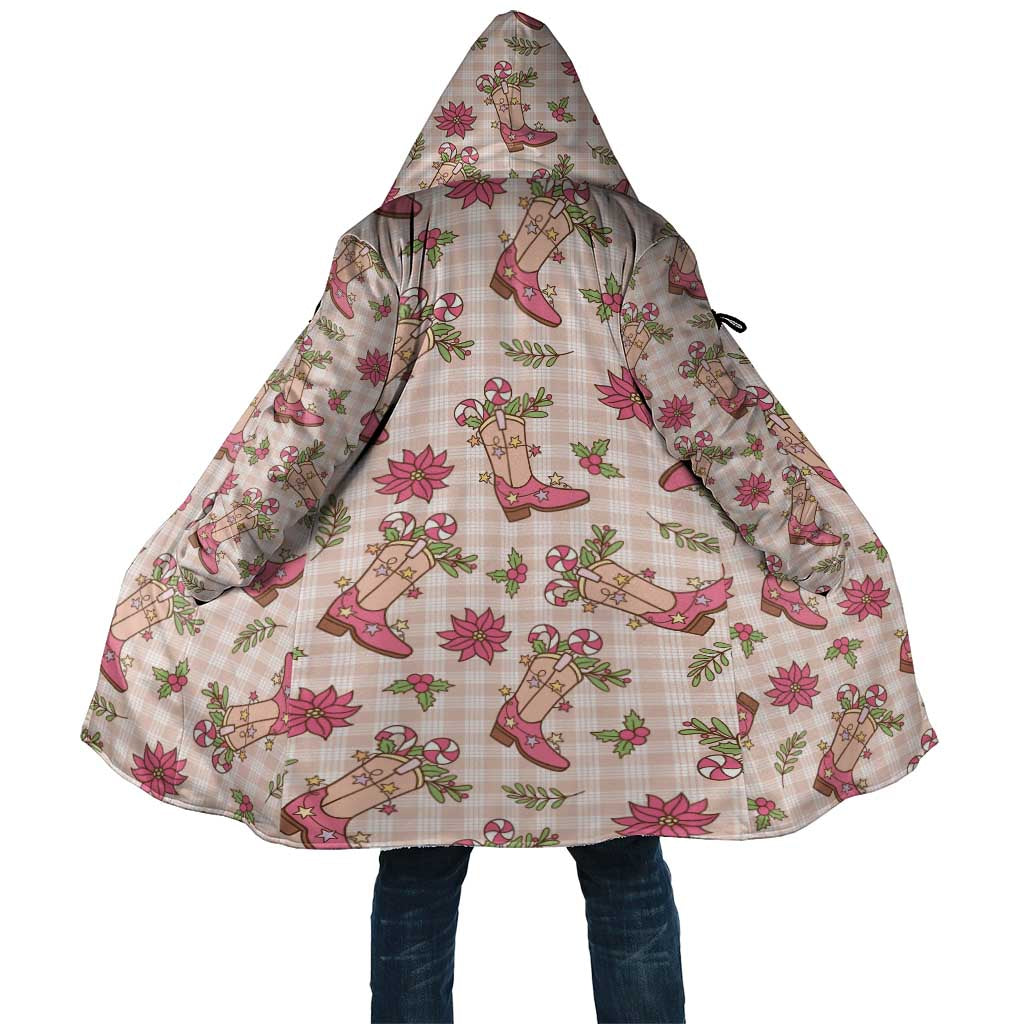 Beige Paniolo Palaka Hawaiian Cowgirl Christmas Cloak LT9 Unisex Beige - Polynesian Pride