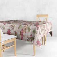 Beige Paniolo Palaka Hawaiian Cowgirl Christmas Tablecloth LT9 - Polynesian Pride