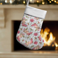 Gray Paniolo Palaka Hawaiian Cowgirl Christmas Stocking LT9 Set of 2 Gray - Polynesian Pride