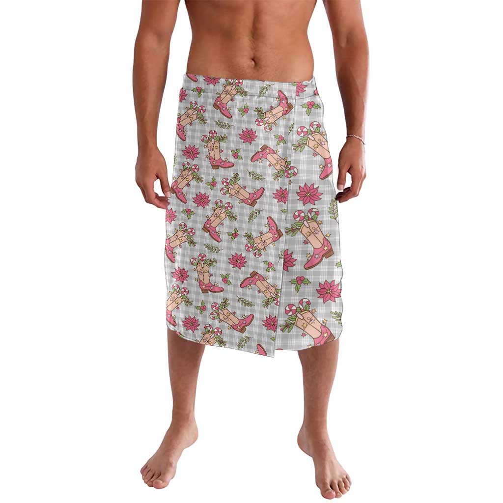 Gray Paniolo Palaka Hawaiian Cowgirl Christmas Lavalava LT9 Gray - Polynesian Pride
