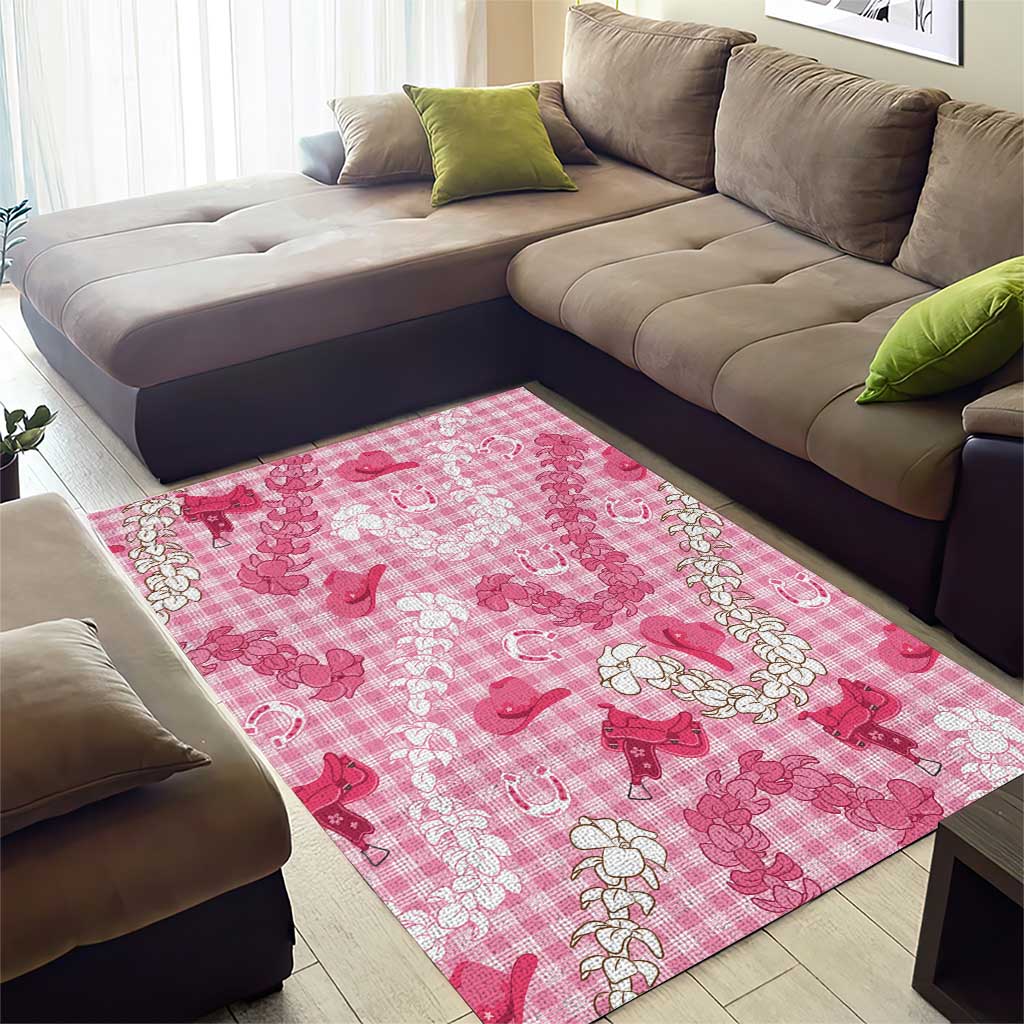 Paniolo Palaka Hawaiian Cowgirl Area Rug LT9 - Polynesian Pride