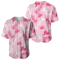 Paniolo Palaka Hawaiian Cowgirl Baseball Jersey LT9 - Polynesian Pride