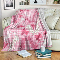 Paniolo Palaka Hawaiian Cowgirl Blanket LT9 Pink - Polynesian Pride