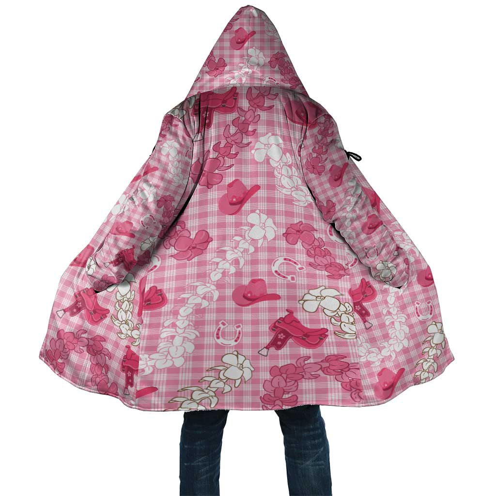 Paniolo Palaka Hawaiian Cowgirl Cloak LT9 Unisex Pink - Polynesian Pride