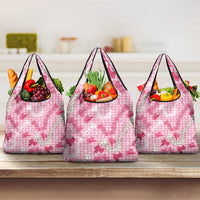 Paniolo Palaka Hawaiian Cowgirl Grocery Bag LT9 3-pack One Size Pink - Polynesian Pride