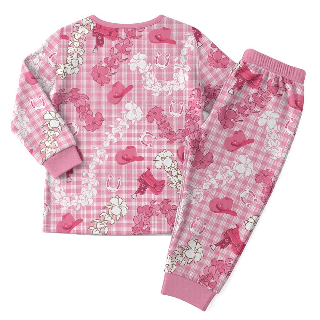 Paniolo Palaka Hawaiian Cowgirl Christmas Pajama Set LT9 - Polynesian Pride