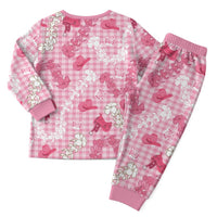 Paniolo Palaka Hawaiian Cowgirl Christmas Pajama Set LT9 - Polynesian Pride