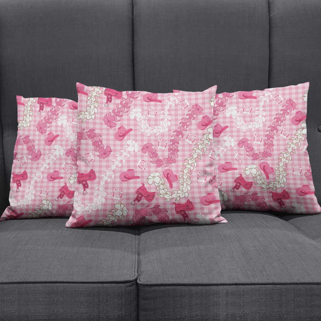 Paniolo Palaka Hawaiian Cowgirl Pillow Cover LT9 - Polynesian Pride