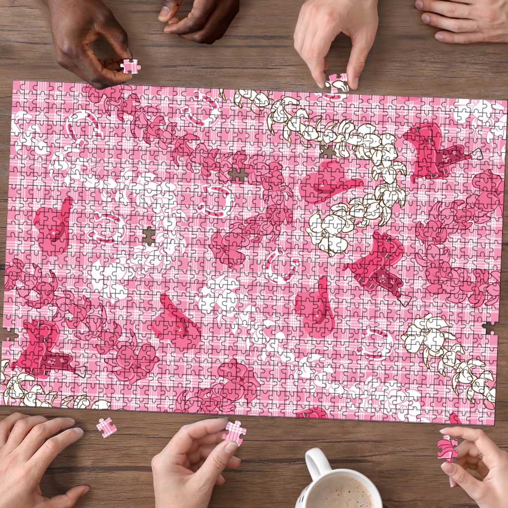 Paniolo Palaka Hawaiian Cowgirl Puzzle LT9 - Polynesian Pride