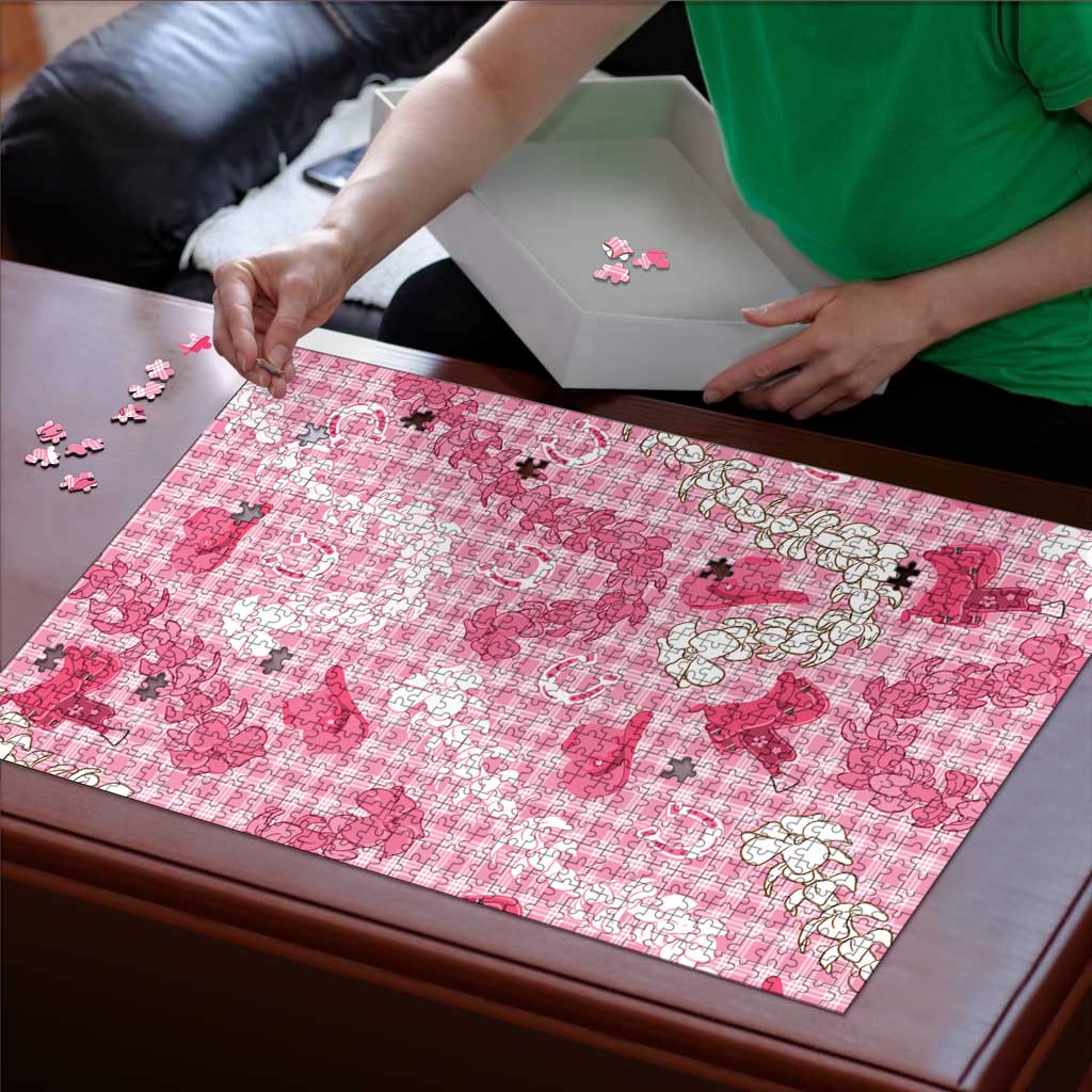 Paniolo Palaka Hawaiian Cowgirl Puzzle LT9 - Polynesian Pride