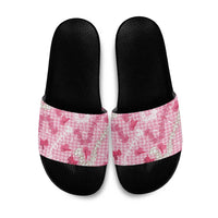 Paniolo Palaka Hawaiian Cowgirl Slide Sandals LT9 Pink - Polynesian Pride