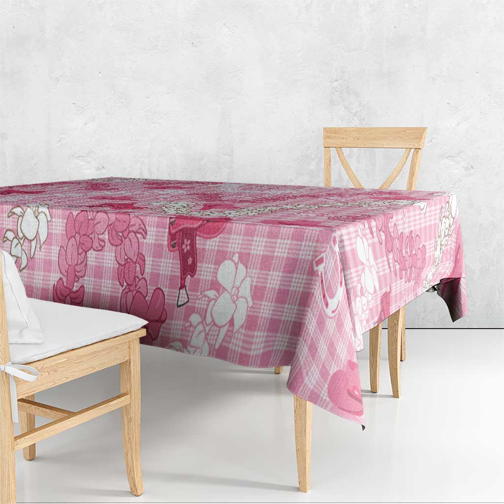 Paniolo Palaka Hawaiian Cowgirl Tablecloth LT9 - Polynesian Pride