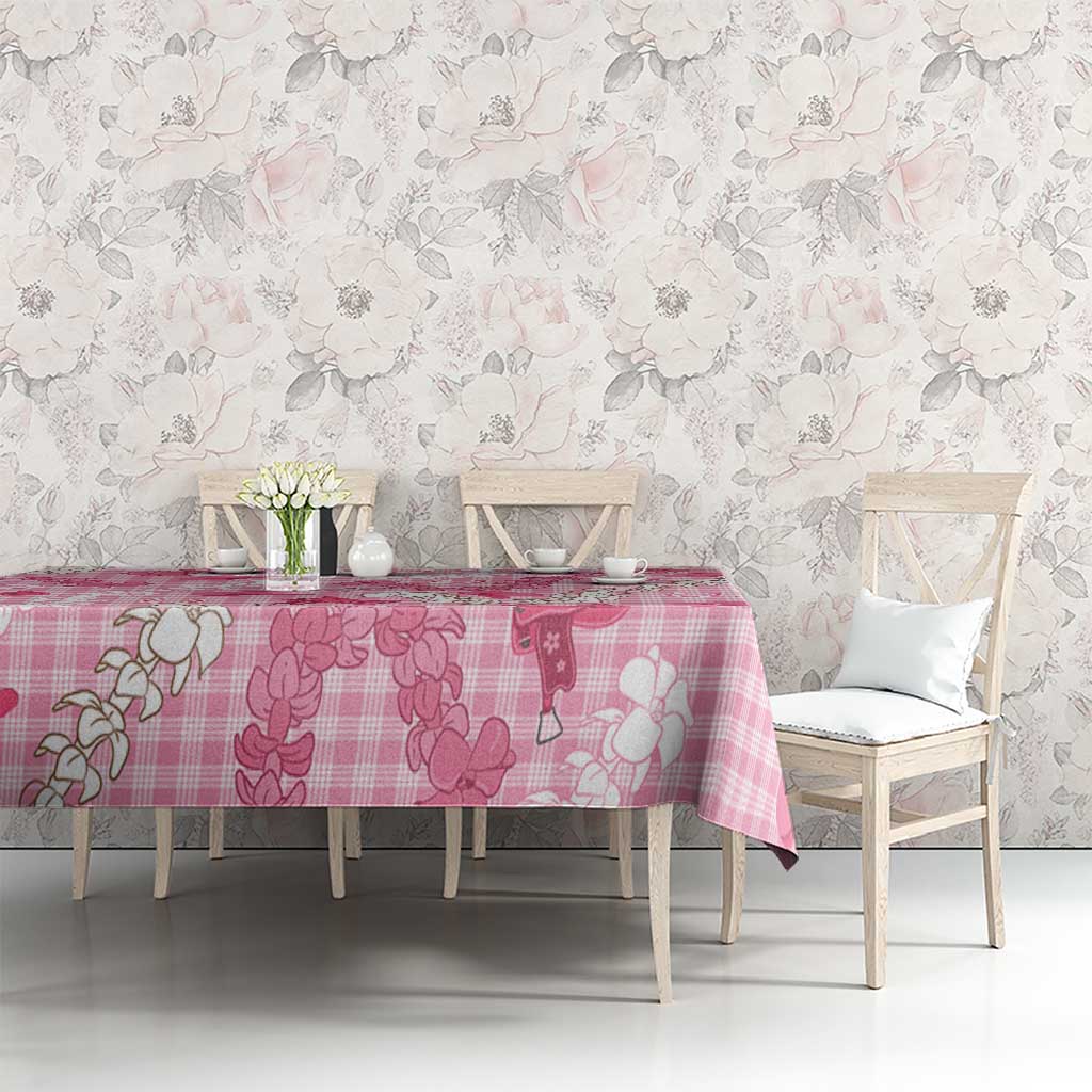 Paniolo Palaka Hawaiian Cowgirl Tablecloth LT9 - Polynesian Pride