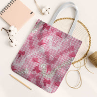 Paniolo Palaka Hawaiian Cowgirl Tote Bag LT9 White Strap One Size Pink - Polynesian Pride
